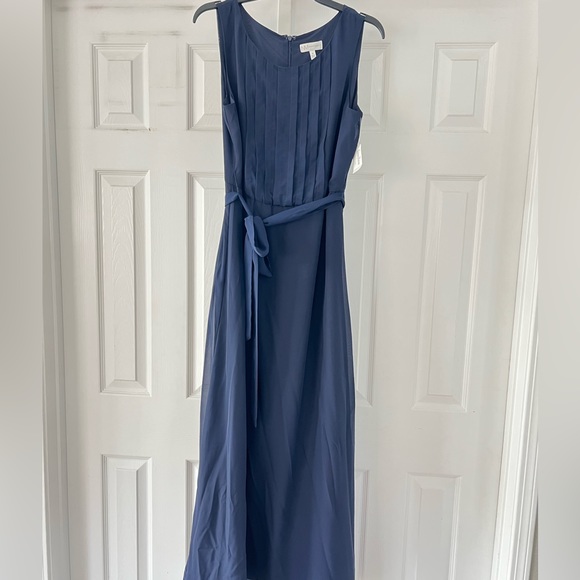 Neiman Marcus Pleated Maxi Dress size 8, New with Tags - Picture 6 of 9
